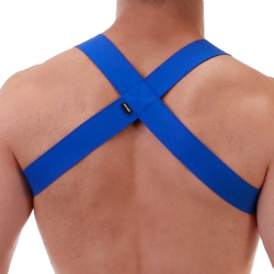 Barcode Berlin Harnais en élastique Matt Bleu